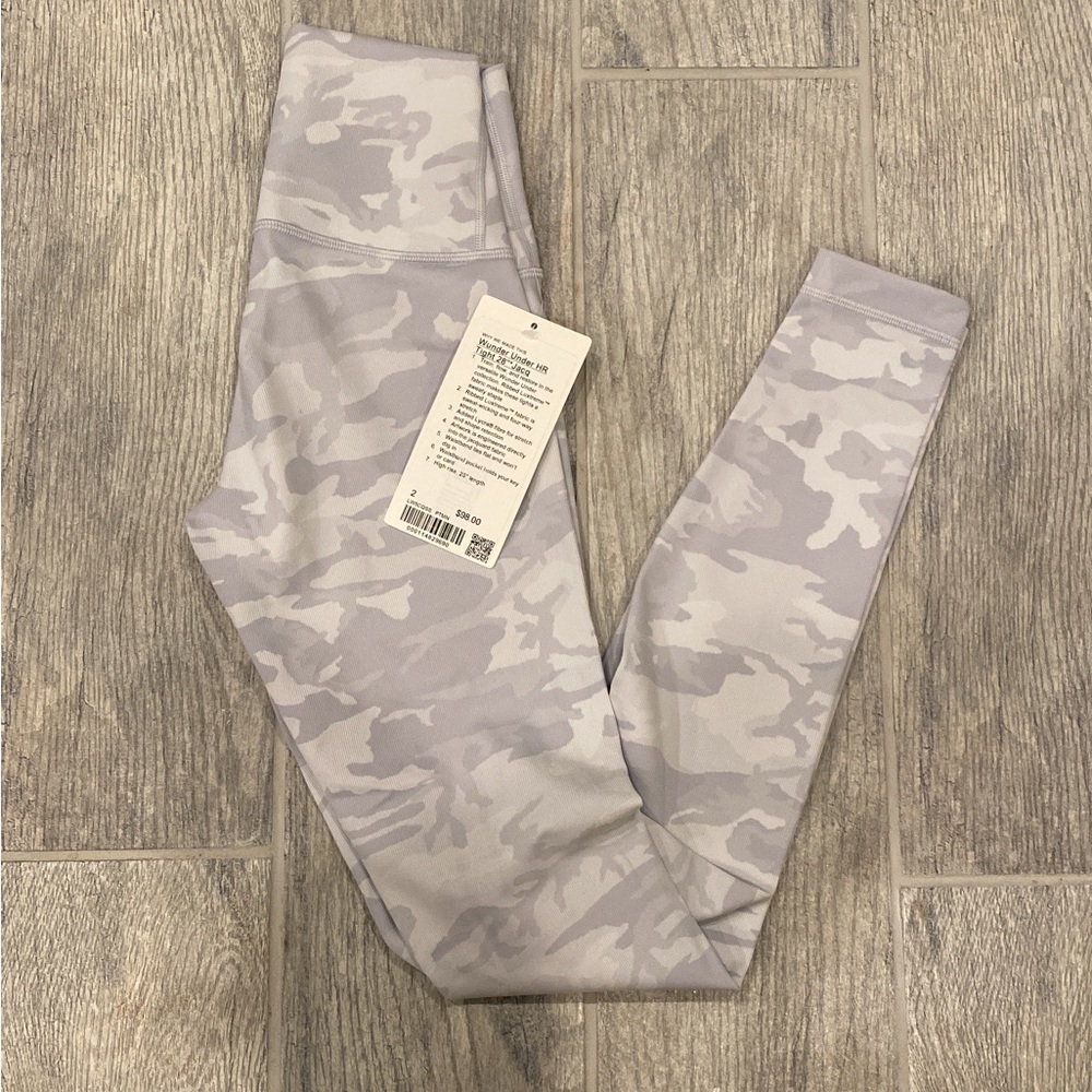 Lululemon Wunder Under HR Tight 28” Jacquard NWT